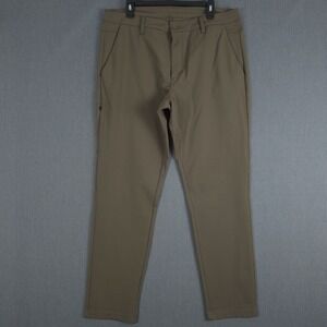 BYLT Everyday‎ Pant 2.0 Mens 38 (Fits 35x31) Green Slim Fit Performance Stretch